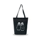 Penguin Duo Cotton Tote Bag