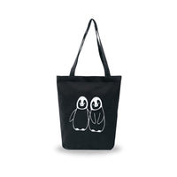Penguin Duo Cotton Tote Bag