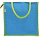 Vibrant Blue & Green Jute Tote Bag