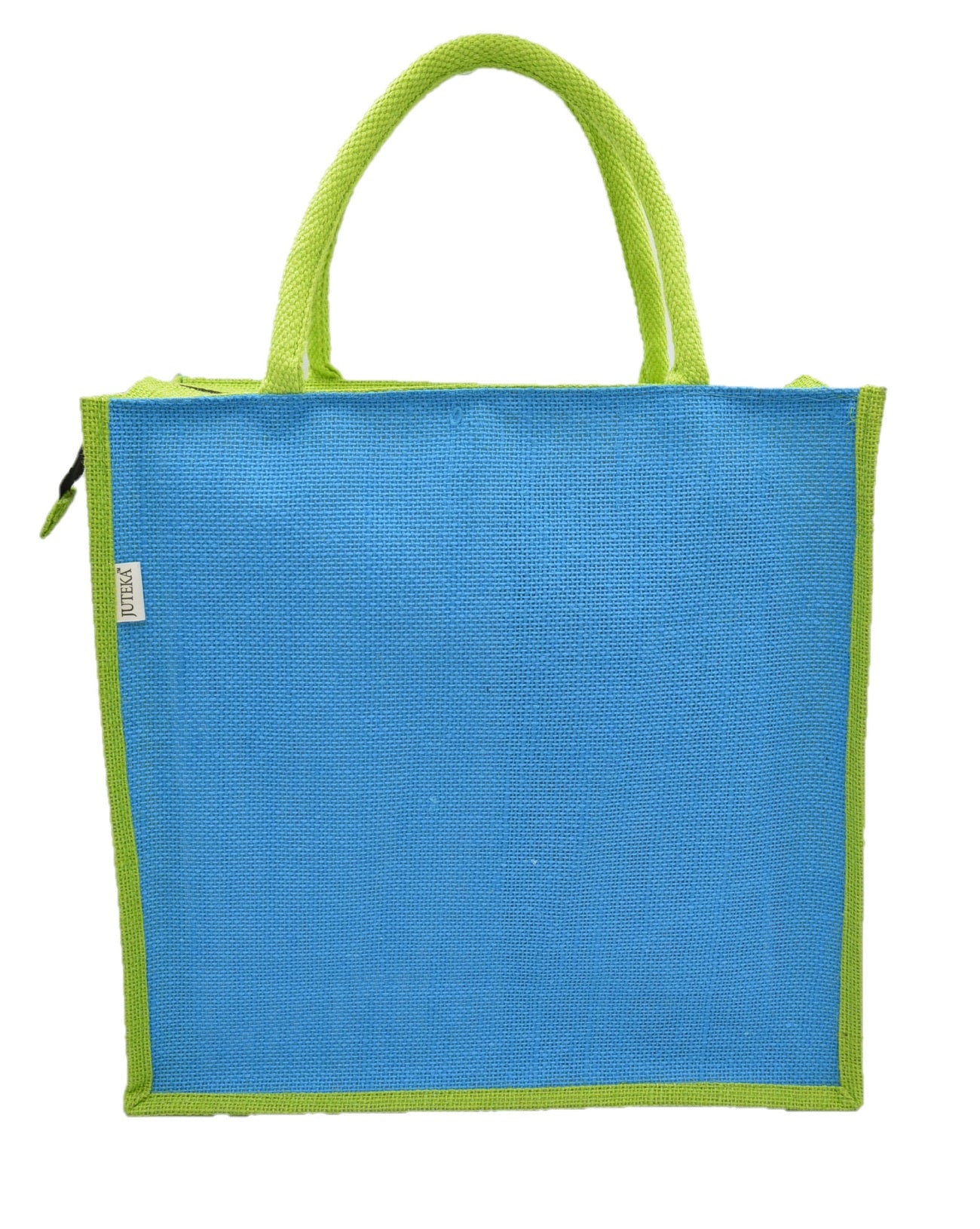Classic Black Jute Tote Bag