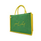 "Good Vibes Only" Jute Tote Bag