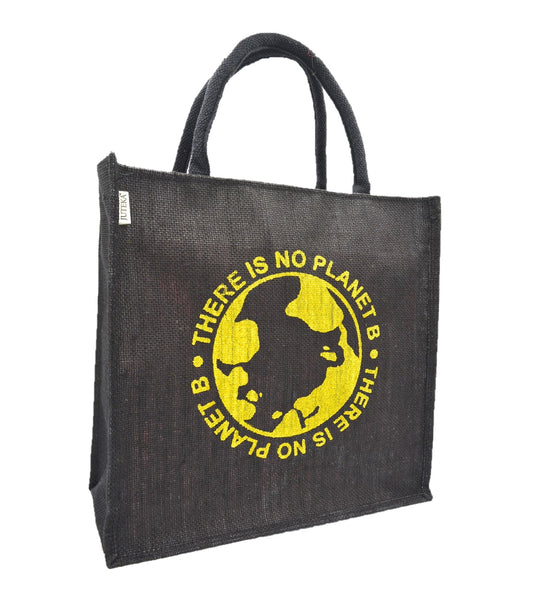 No Planet B - Jute Tote Bag