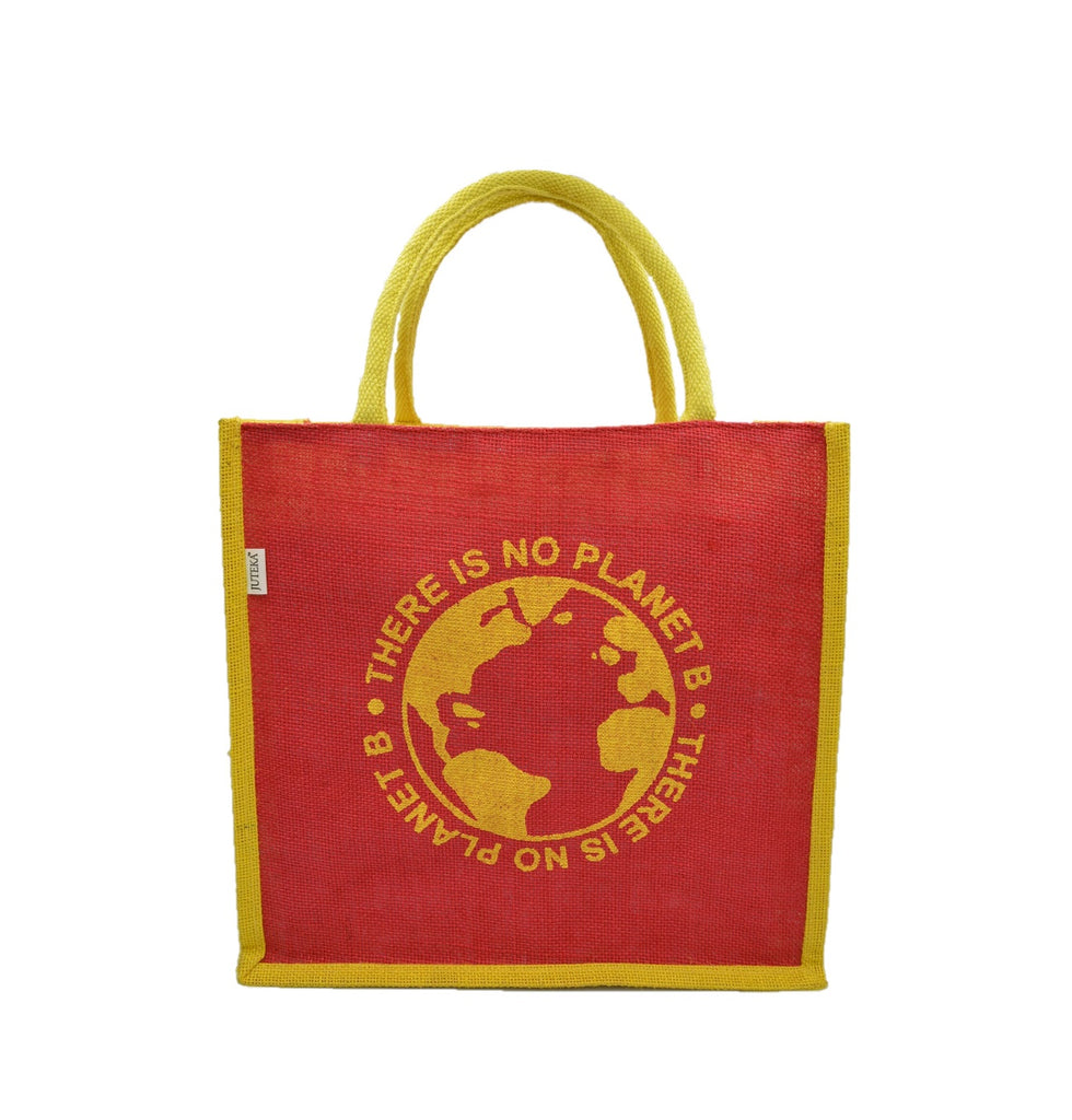 No Planet B - Jute Tote Bag