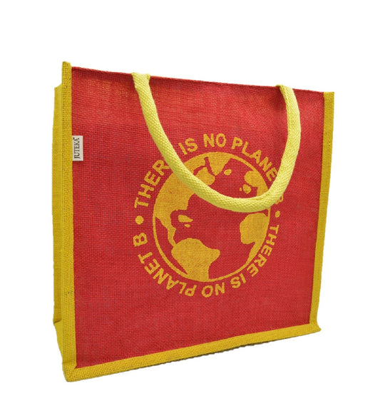 No Planet B - Jute Tote Bag