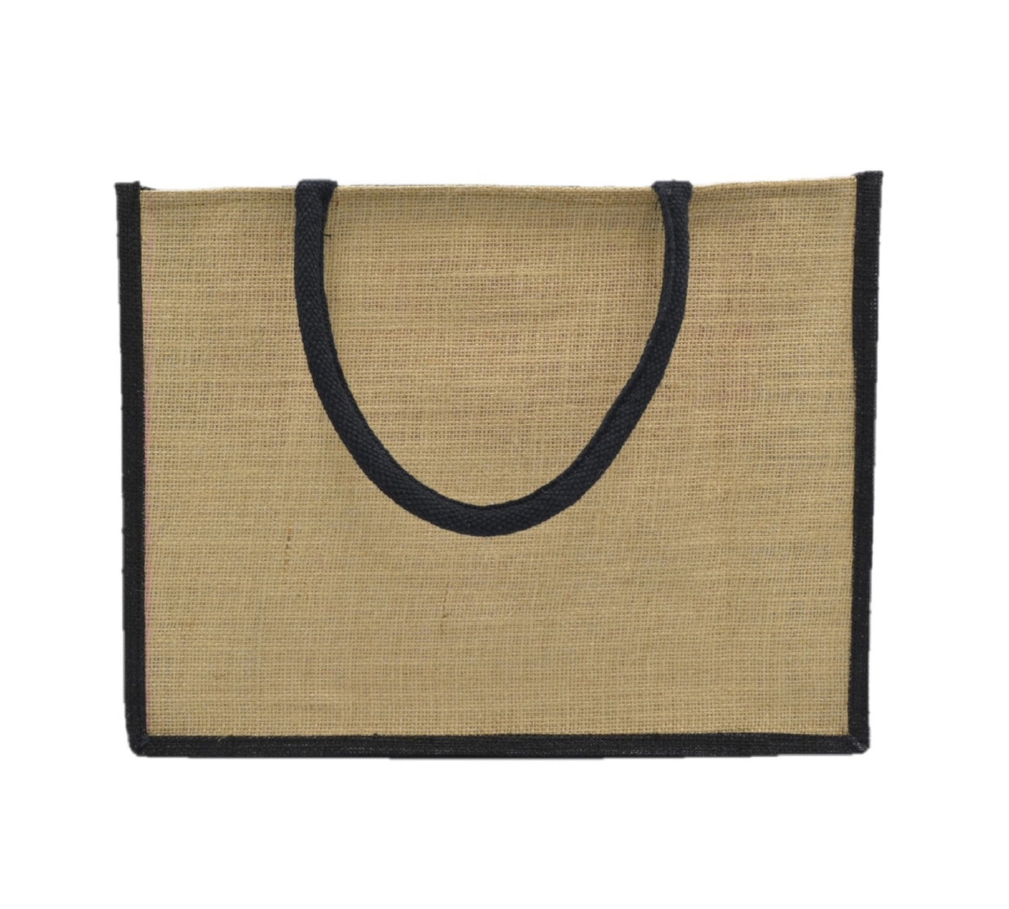 "Good Vibes Only" Jute Tote Bag