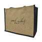 "Good Vibes Only" Jute Tote Bag