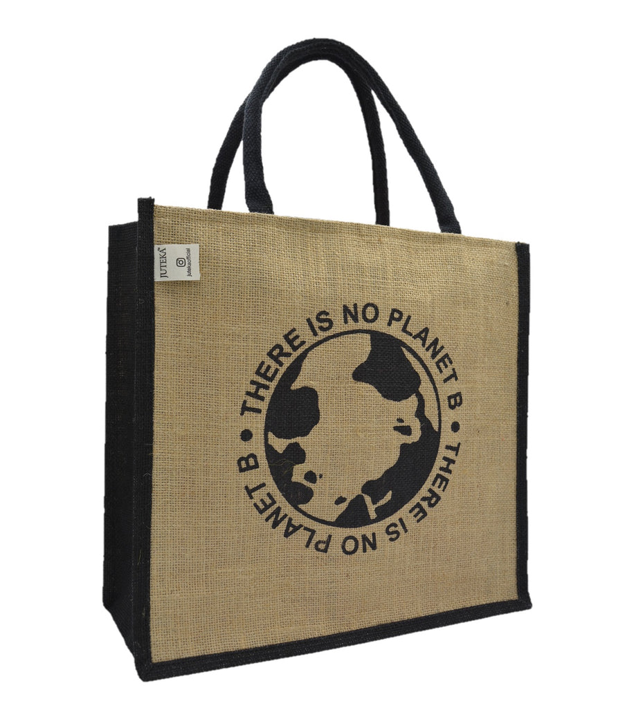 No Planet B - Jute Tote Bag