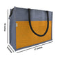 Vibrant Jute Tote Bag – Blue & Mustard