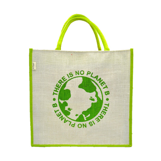 No Planet B - Jute Tote Bag