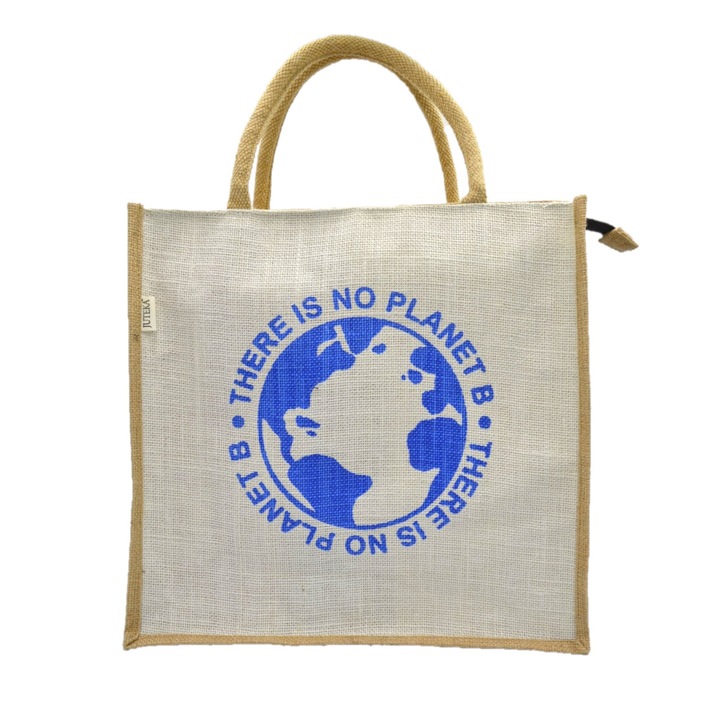 No Planet B - Jute Tote Bag