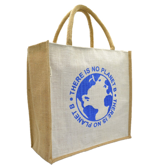 No Planet B - Jute Tote Bag