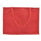 Vibrant Jute Tote Bag - Red & Green