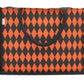 Diamond Pattern Jute Tote Bag
