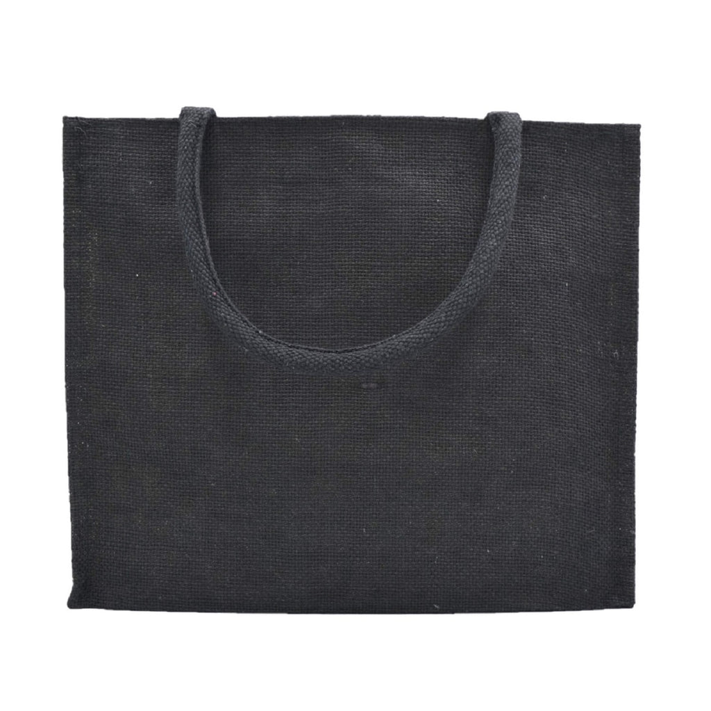 Dual-Tone Jute Tote Bag –  Yellow & Red