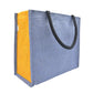 Classic Black Jute Tote Bag