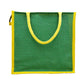 Classic Black Jute Tote Bag