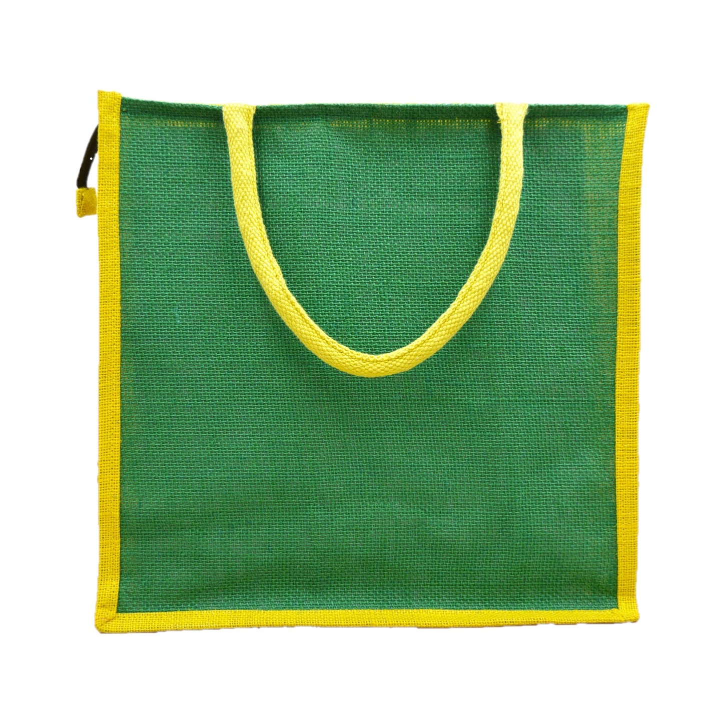 Classic Black Jute Tote Bag