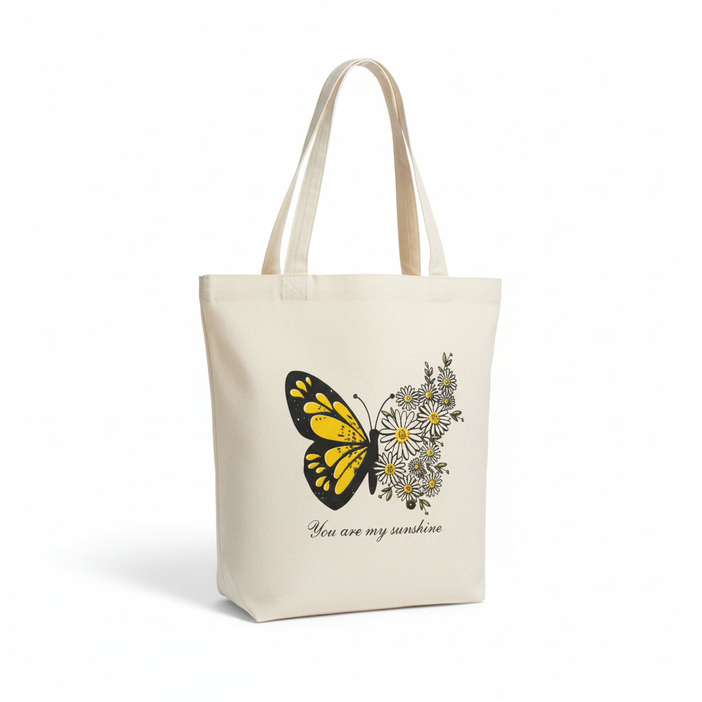 Daisy Cotton Tote Bag